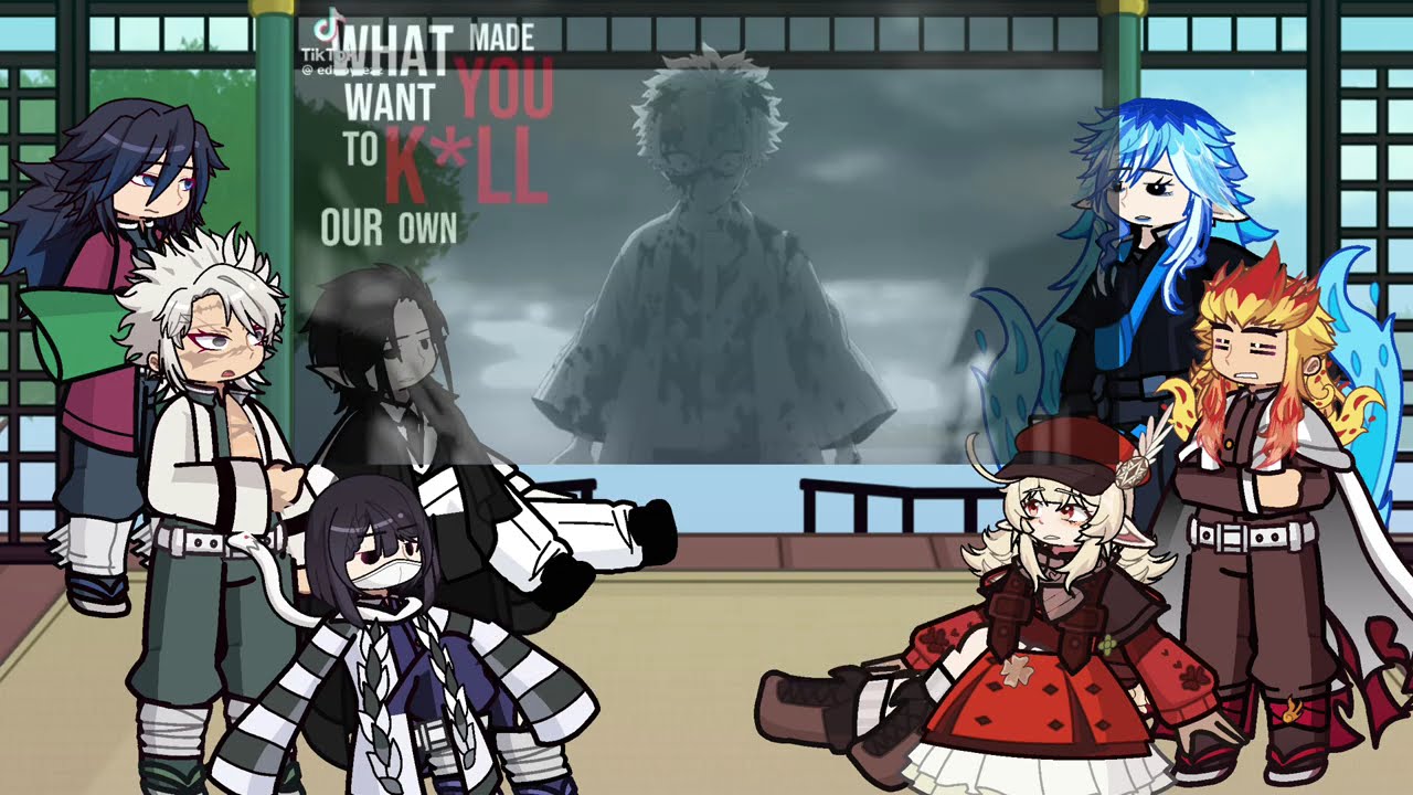 Fandoms react to Sanemi | Giyuu | demon slayer | Gacha Life 2