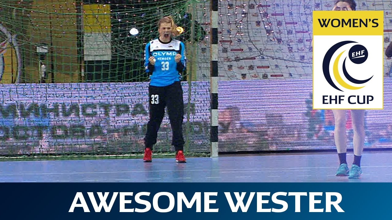 Great saves by Bietigheim's Tess Wester in EHF Cup Final