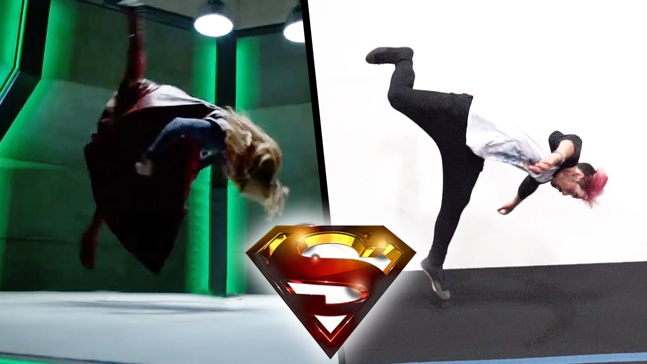 Stunts From Supergirl In Real Life (the cw)