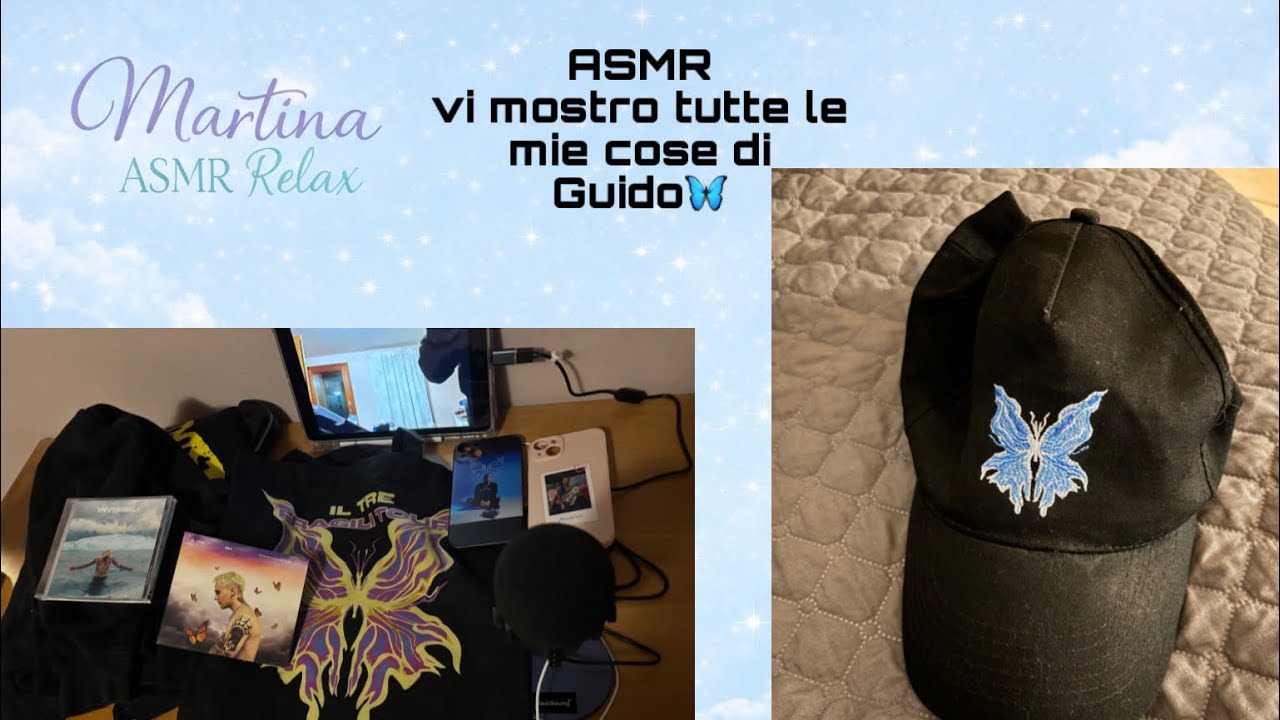 ASMR| Vi mostro il merch di Guido 🦋