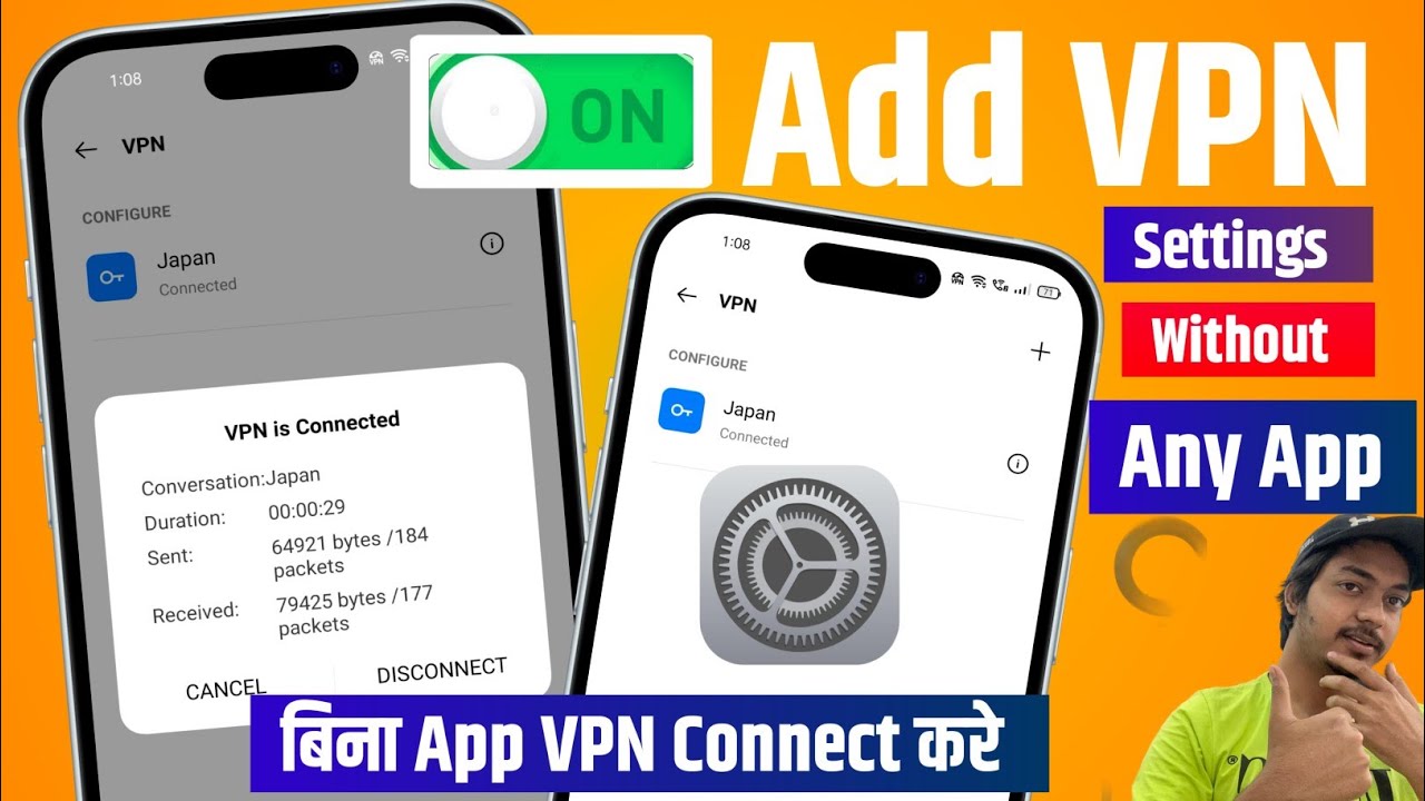 Как подключить VPN без приложения 2025 | Настройка VPN по телефону kaise kare | Как добавить VPN ...