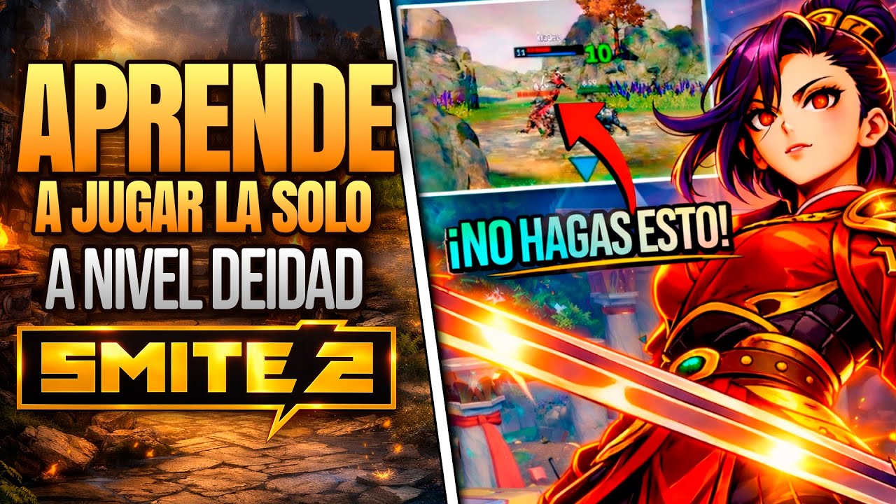 SMITE 2 | APRENDE A JUGAR LA SOLO a NIVEL DEIDAD | GUÍA SOLOLANE