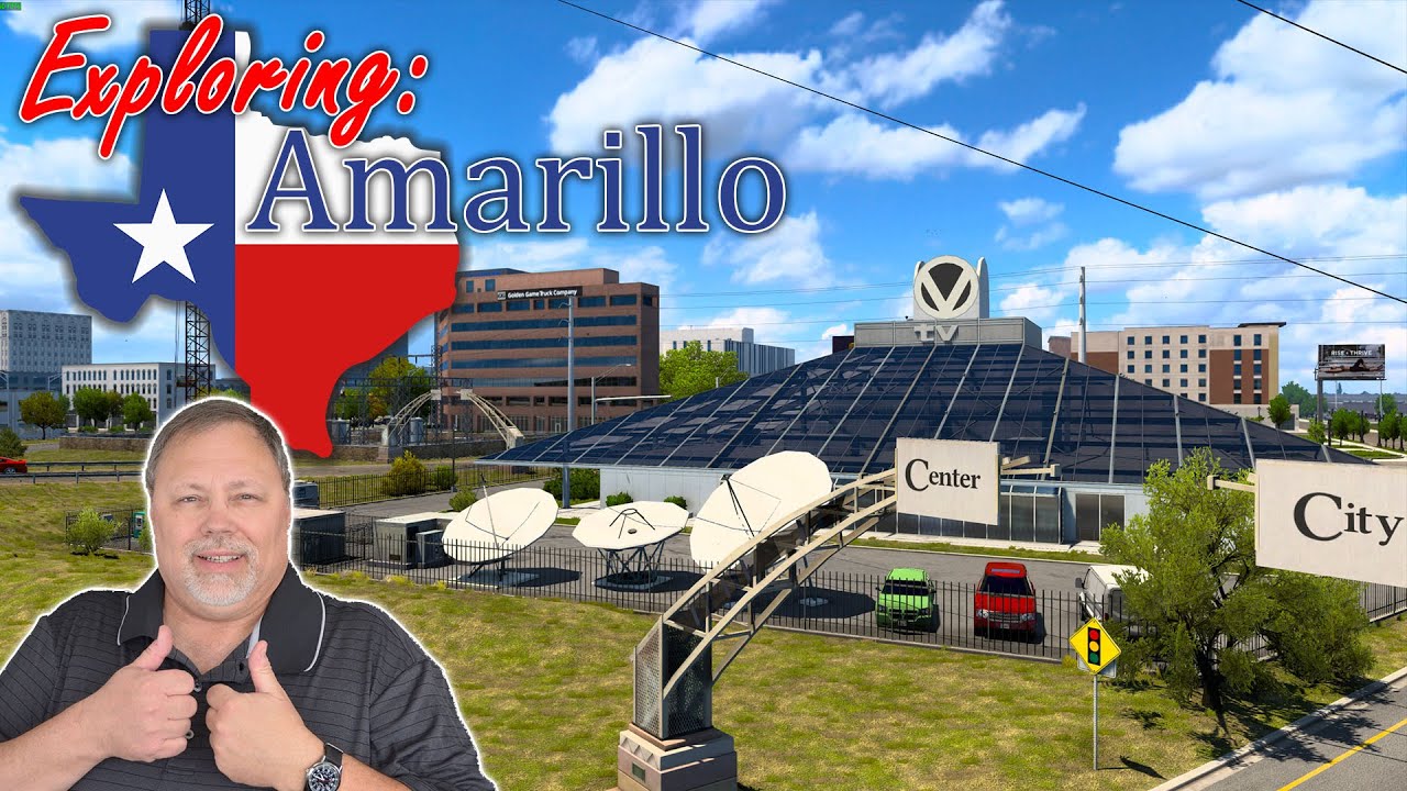 Exploring Amarillo, Texas DLC in American Truck Simulator