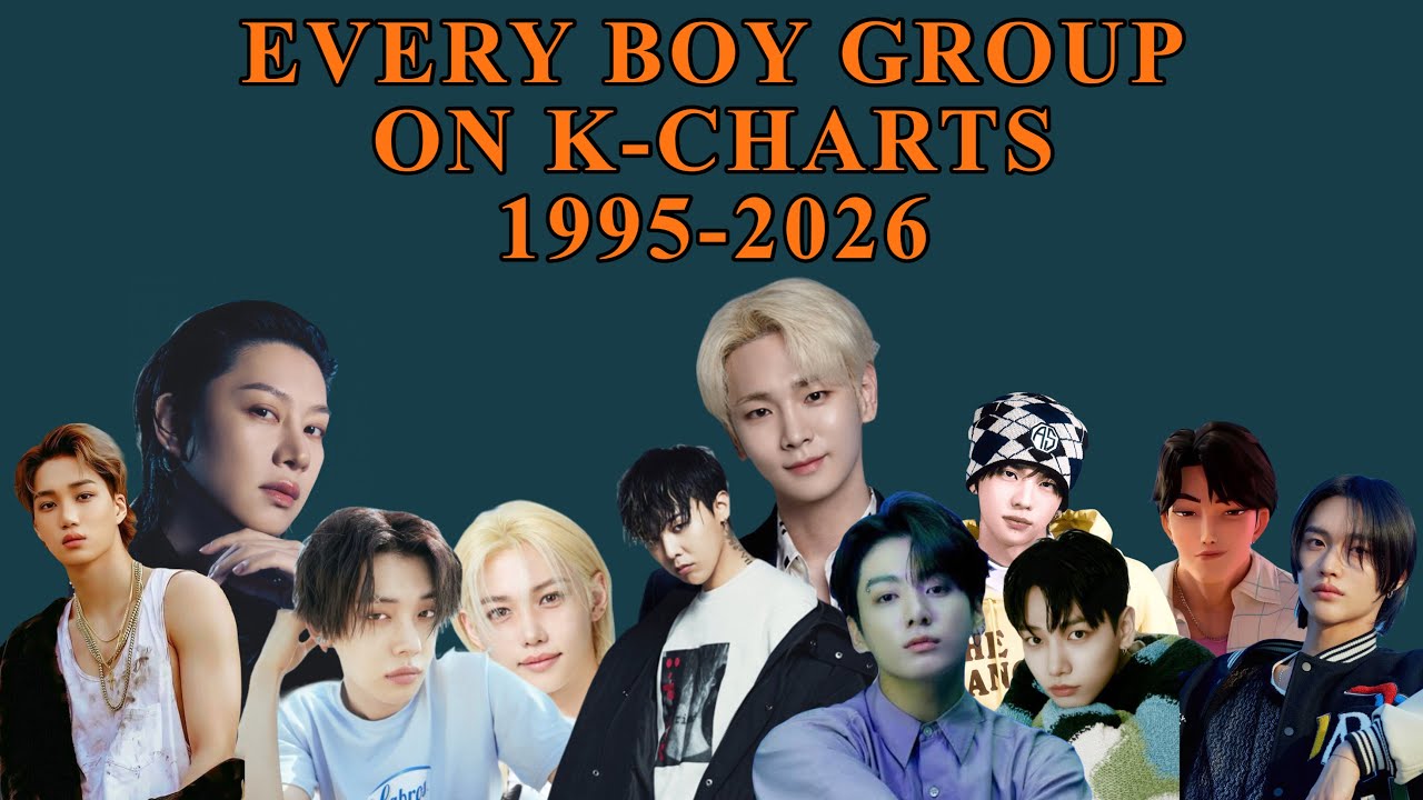 ALL BOY GROUPS ON K-CHARTS (1995-2026) (UPDATED!)
