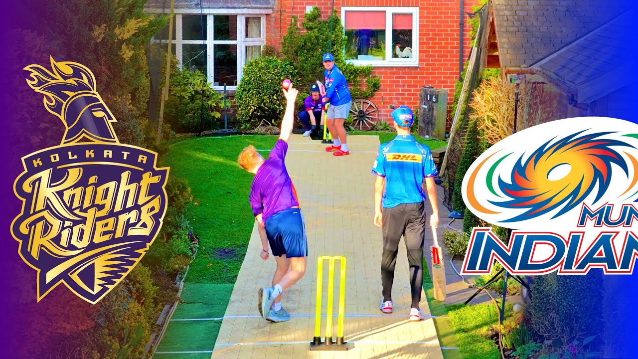 KKR против Mumbai Indians Backyard IPL | Chaotic T10