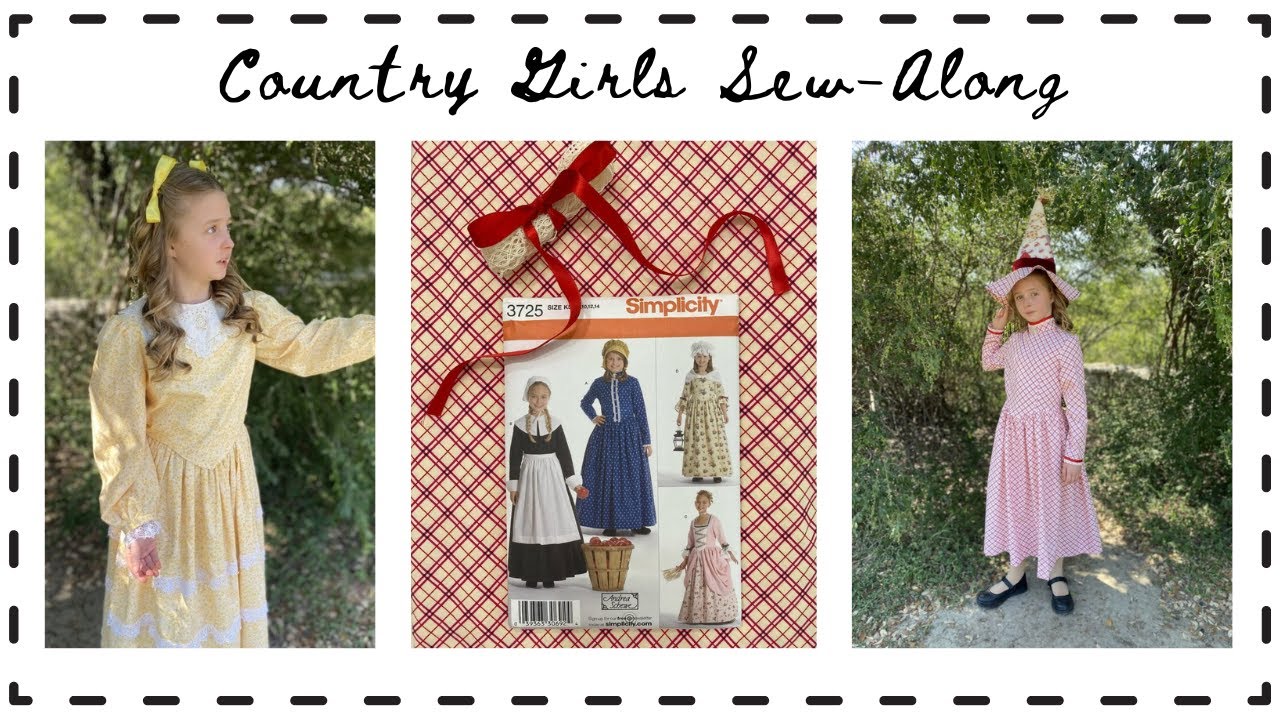 Country Girls Sew Along Reveal II Simplicity 3725 II Simplicity 3723