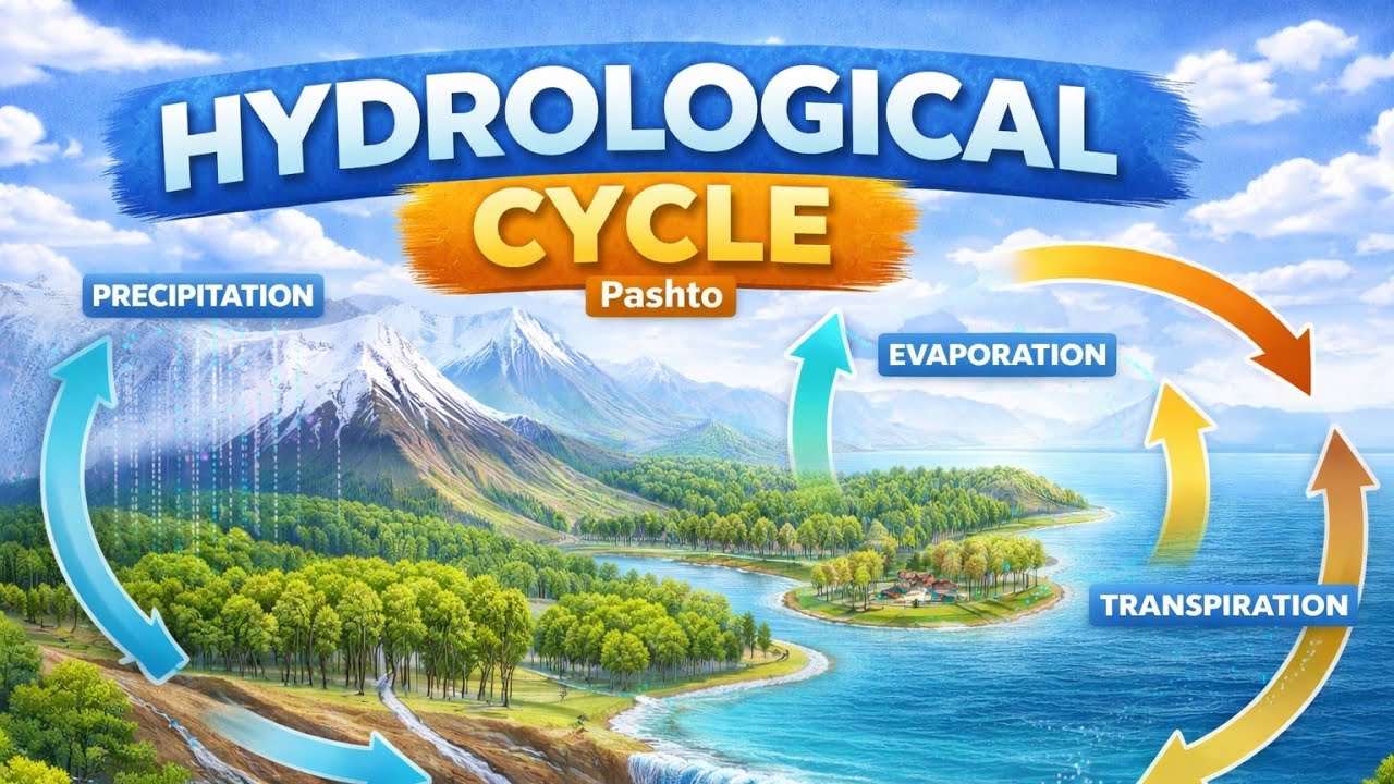 1. Hydrological cycle (Pashto)