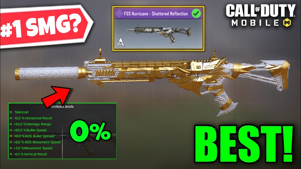 *NEW* FSS Hurricane Best Gunsmith Build! FSS Hurricane Best Attachments CODM | Best Loadout CODM