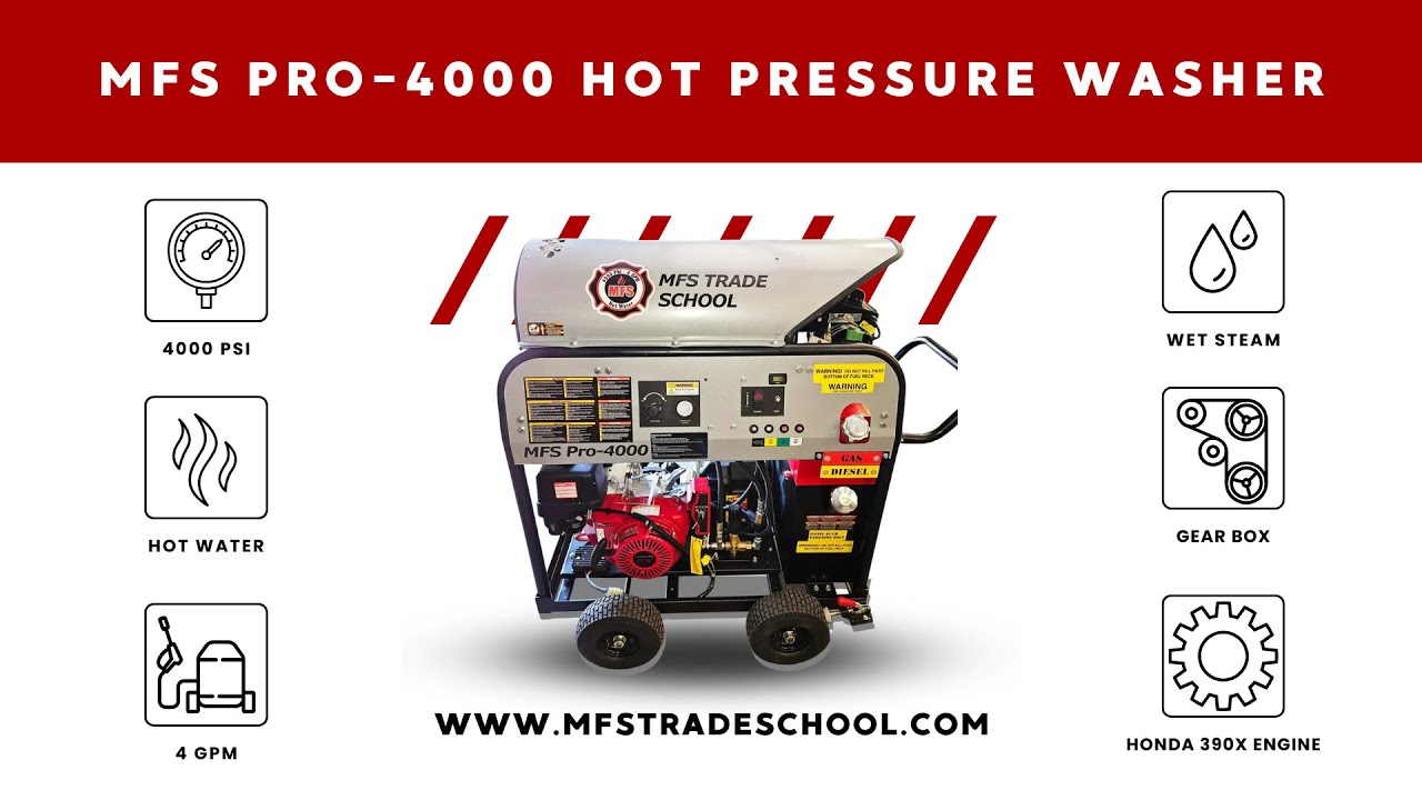 Real-World Test: MFS Pro-4000 for Kitchen Hood Cleaning (Hot Water & Steam)