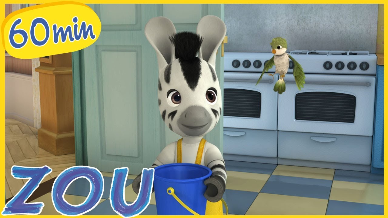 ZOU 1H en français 🦓 Le seau de Zou | Compilation inédite | dessin animé