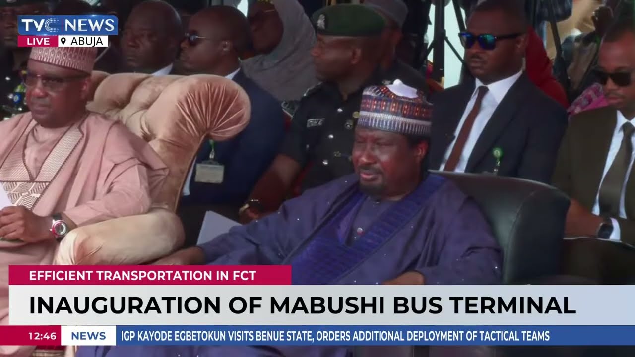 LIVE [FCT]: COMMISSIONING OF THE NEWLY CONSTRUCTED MABUSHI BUS TERMINAL