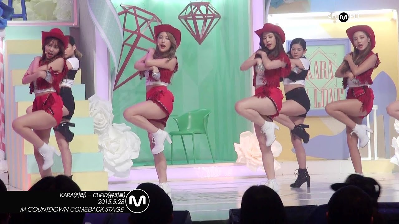 [MPD직캠] 카라 직캠 CUPID KARA Fancam Mnet MCOUNTDOWN 150528