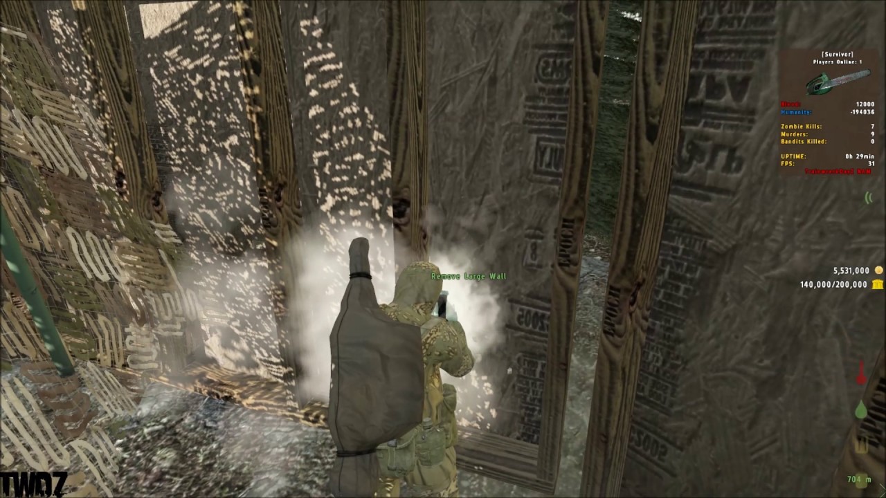 Trainwreck #3 Namalsk Wooden Base raid