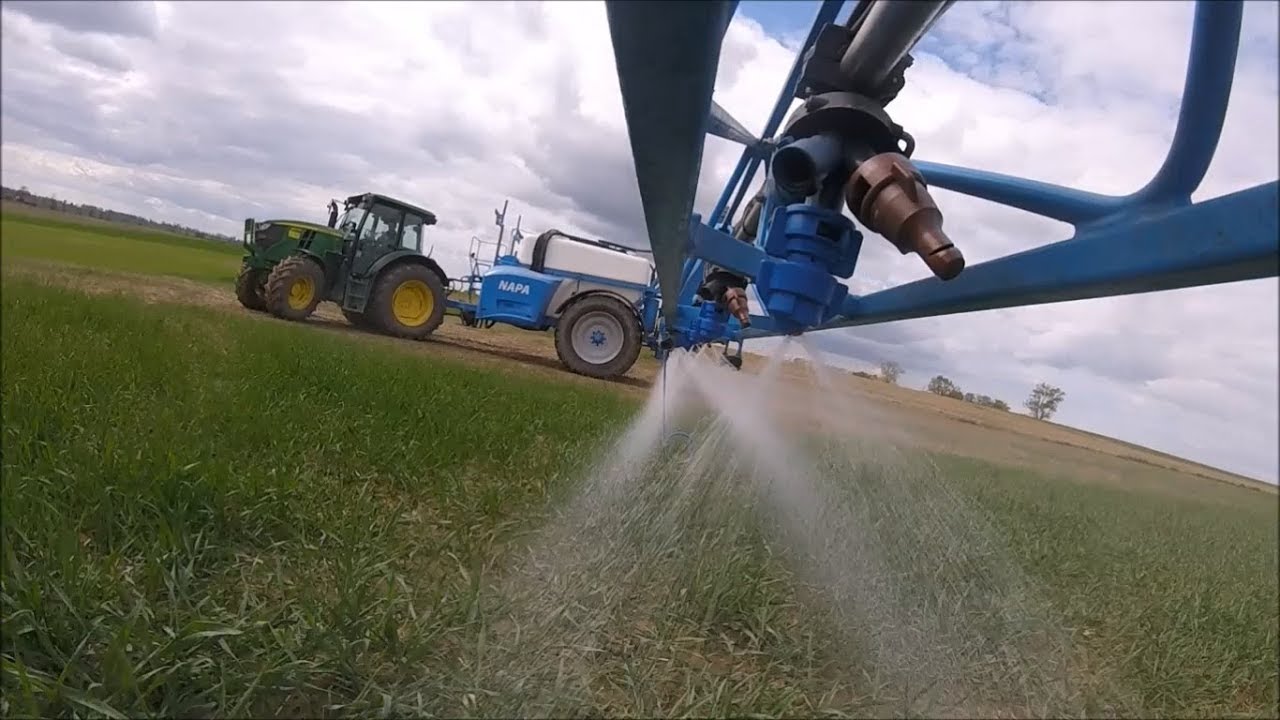 Agrio Napa & John Deere 6110MC w akcji- czyli opryski 2018/ Kula