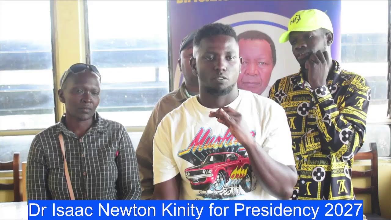 Live Endorsement of Dr Isaac Newton Kinity for Presidency in Nakuru