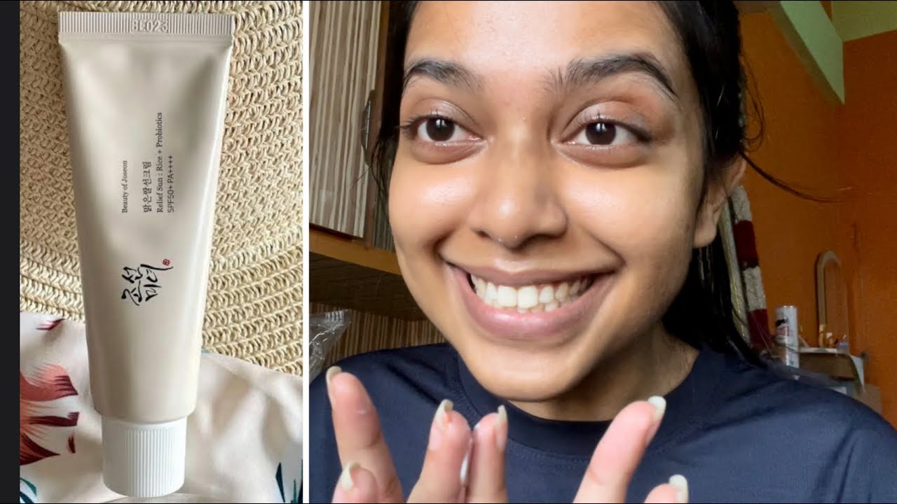 Beauty of joseon sunscreen review | TOO SHINY? DONT BUY | WATCH TILL THE END