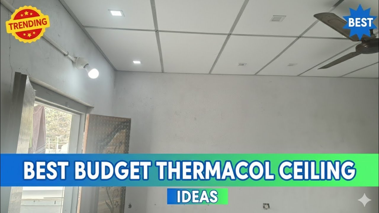 తక్కువ ఖర్చుతో థర్మాకోల్ సీలింగ్!'|| thermocol ceiling telugu