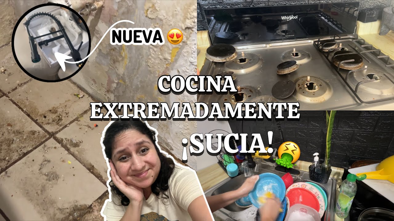 💥¡NO CREERÁS lo que ENCONTRAMOS en esta COCINA! | Limpieza Extrema IMPACTANTE 🧼✨