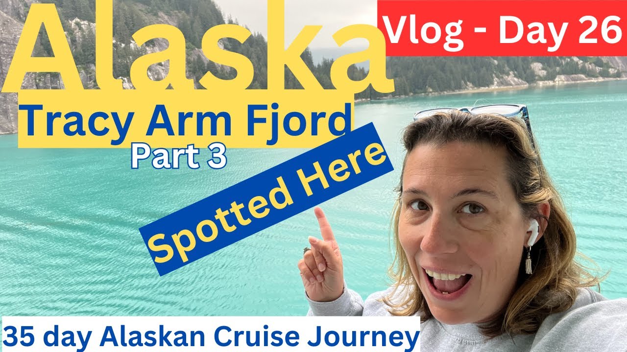 Tracy Arm Searching - View My Month Long Alaskan Cruise Journey (Vlog day 26 of 35)