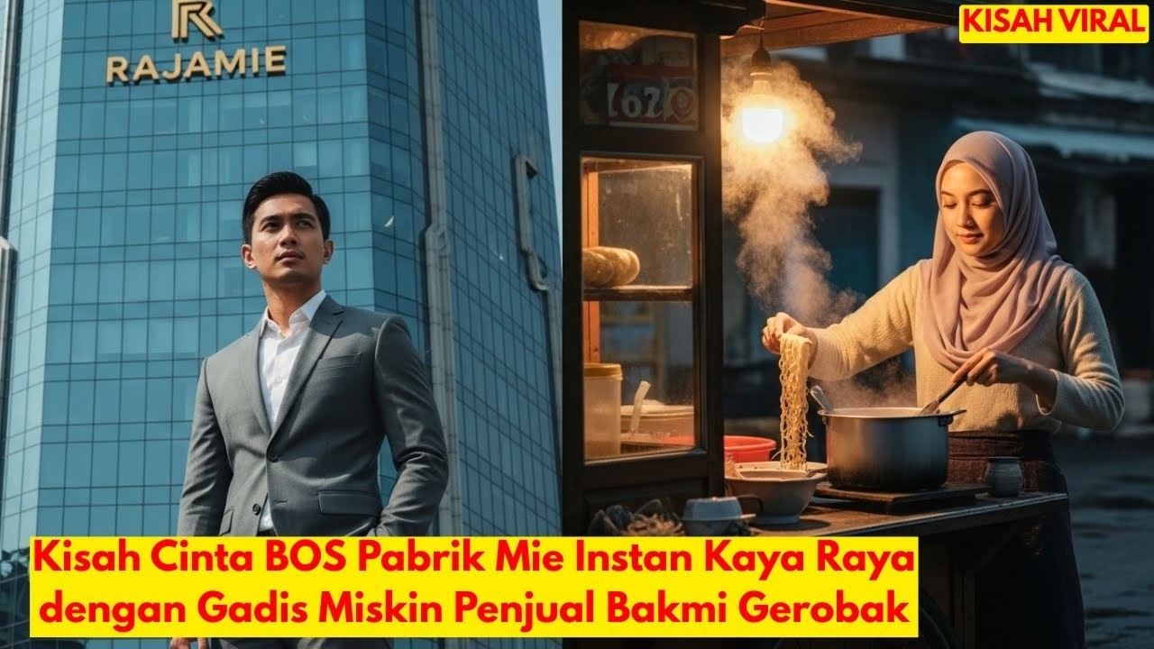 Kisah Cinta BOS Pabrik Mie Instan Kaya Raya dengan Gadis Miskin Penjual Bakmi Gerobak.