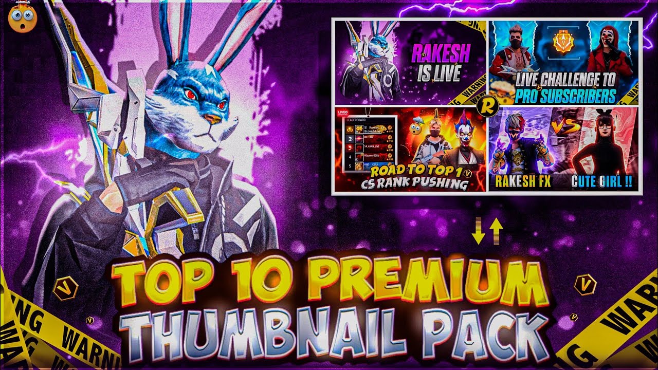 🟣 [PLP] FREE FIRE TOP 10 TUMBNAIL PACK || TUMBNAIL PLP 🟣|| #freefire #naviyafx #thumbnail #ff