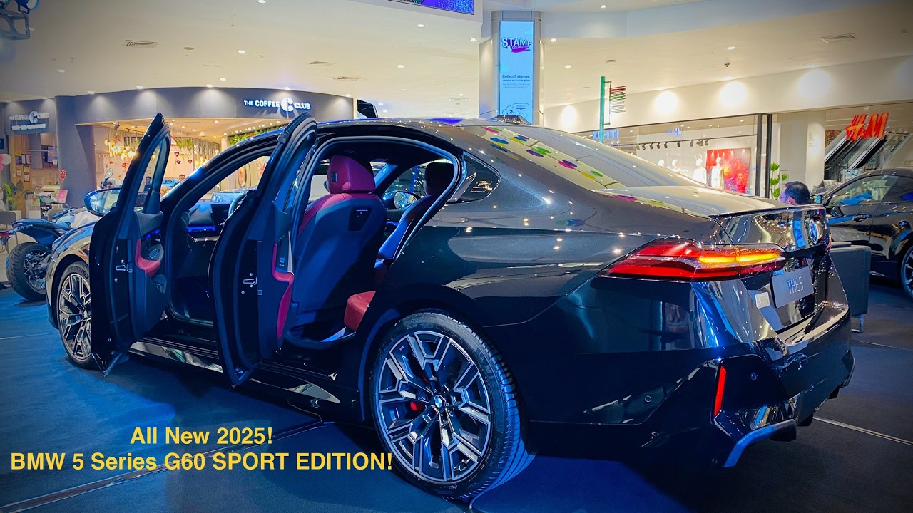 New Arrival! 2025 BMW 5 SERIES 520i (G60) M SPORT EDITION - BEST On Road WILD LUXURY SEDAN 4K