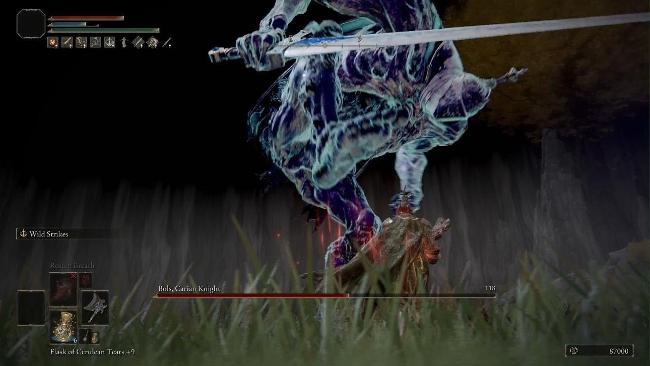 Bols, Carian Knight [Rl1, NG+, No Hit, +0 Weapon]