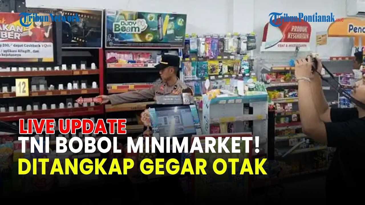 🔵 DRAMATIS! OKNUM TNI PEMBOBOL MINIMARKET DI TULUNGAGUNG DITANGKAP, GEGAR OTAK