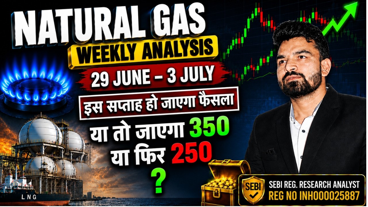NATURAL GAS  WEEKLY ANALYSIS  29 JUNE-3 JULY  2026 l NATURAL GAS MCX ANALYSIS FOR NEXT WEEK
