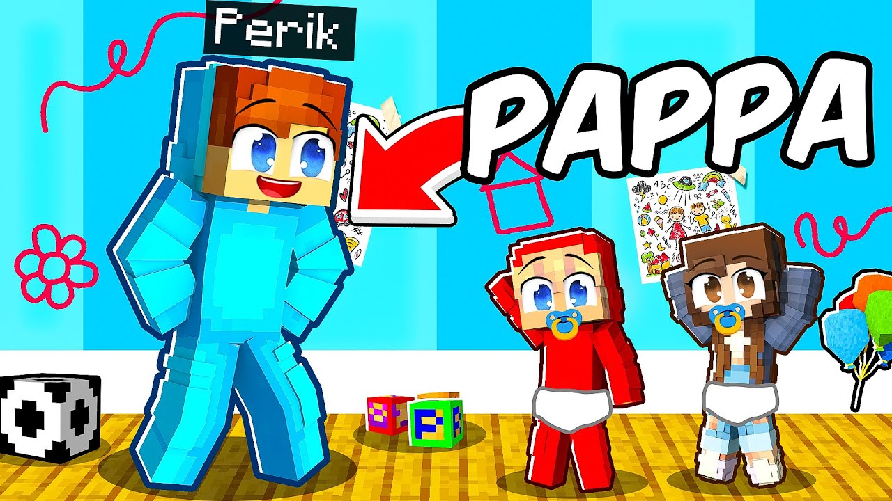Perik Blir PAPPA i Minecraft!
