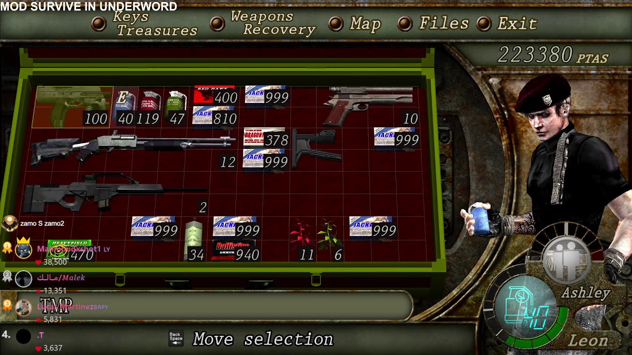 RE4 -  SURVIVE IN UNDERWORD #2 تختيم مود