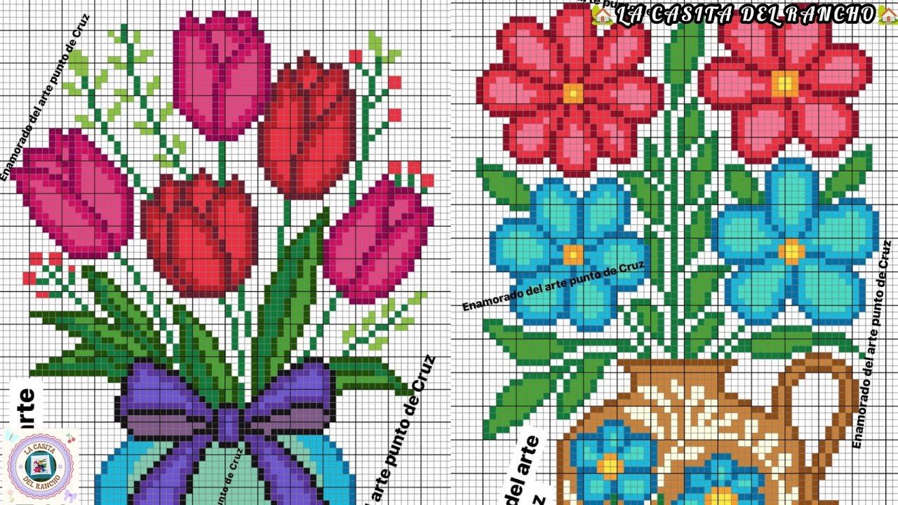 🏡🪡🌹💐🌺🌷🐱🦋КРАСИВАЯ ГРАФИКА ДЛЯ ВЫШИВКИ КРЕСТОМ 🦋🐱🌷🌺💐🌹🪡🏡