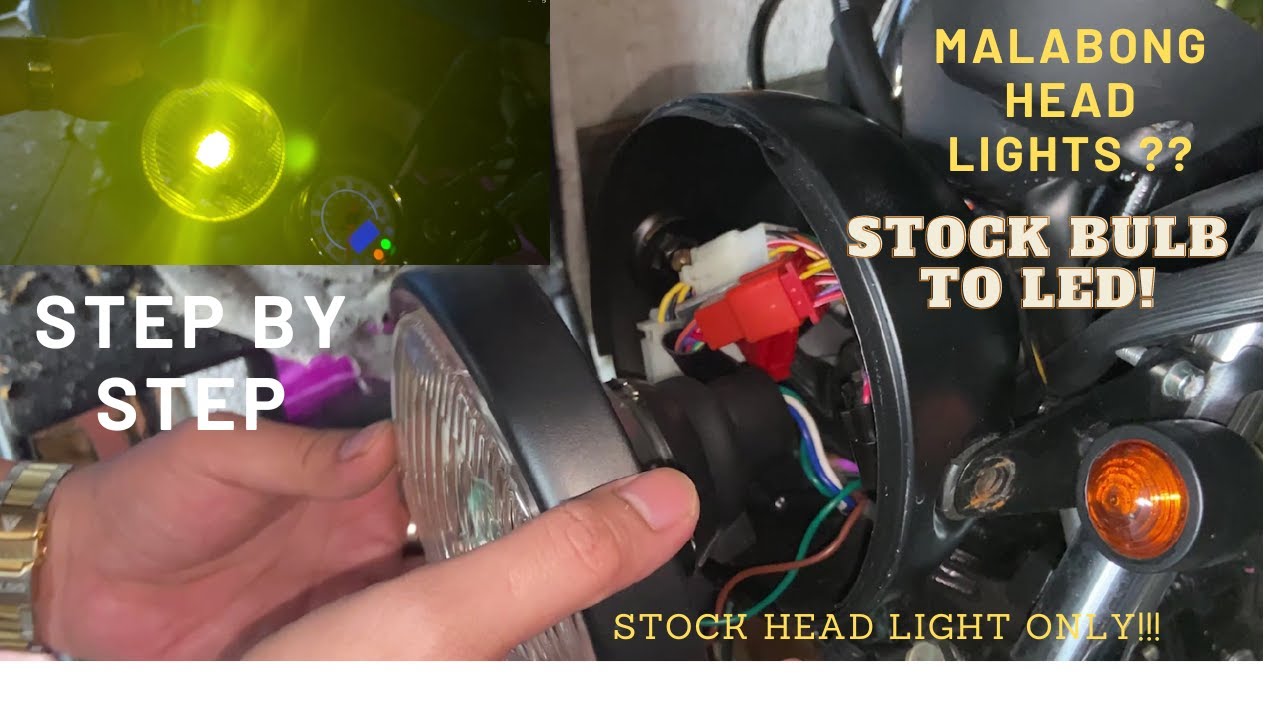 KEEWAY CR152 LED LIGHT INSTALLATION ||  STEP BY STEP OF HOW TO CHANGE FROM STOCK BULB TO LED ||