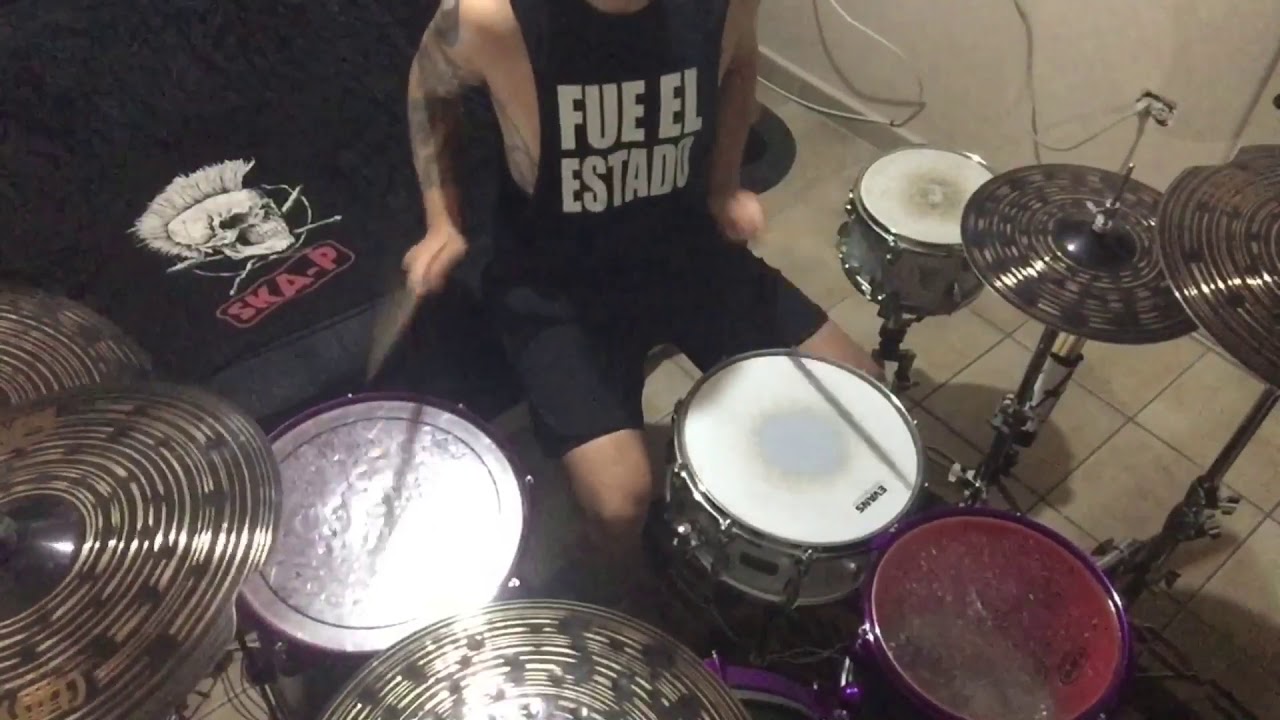 Ska-p “Cantó a la Rebelión” Drum Cover #EnfermeRock