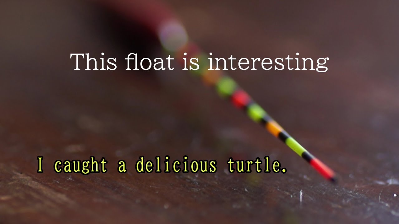 Float fishing is popular in Japan 【 Float for crucian carp fishing】 small fishing