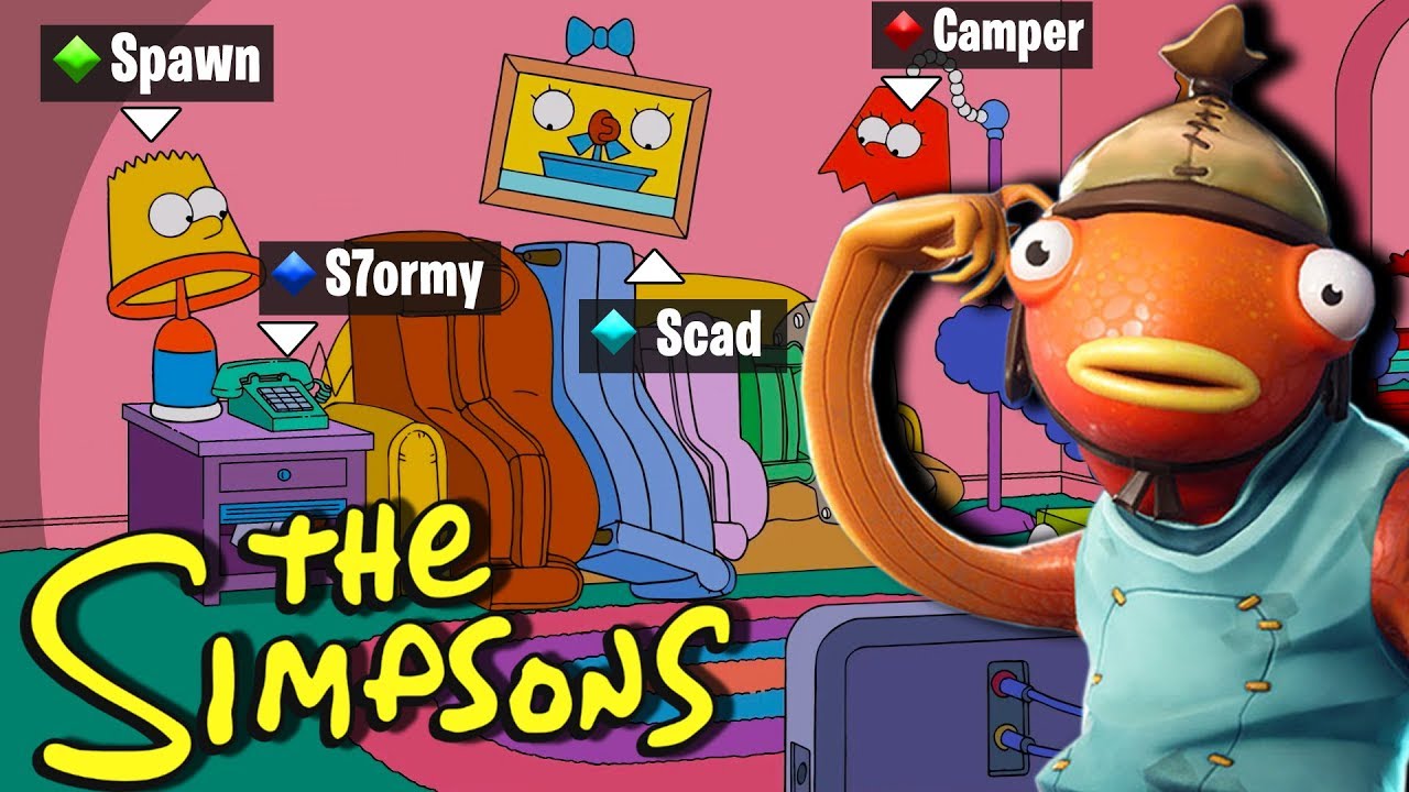 NASCONDINO NELLA CASA DEI SIMPSON! - Prop Hunt Fortnite iNoob