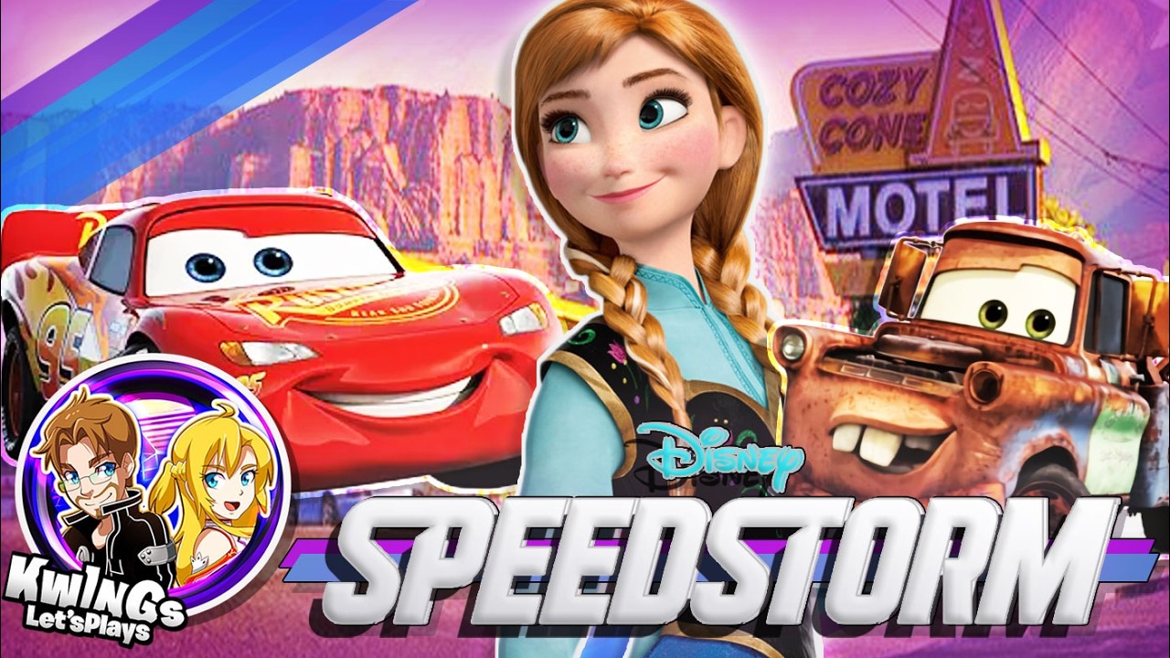 Disney Speedstorm Season 18 CARS chpt 3!! - Luigis' Tire Trial