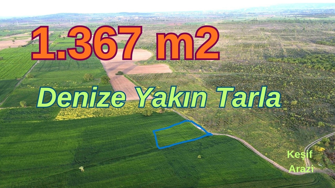 1.367 m2 Satılık Tarla. Çanakkale Biga Karantı 11/187  ada parsel 500.000