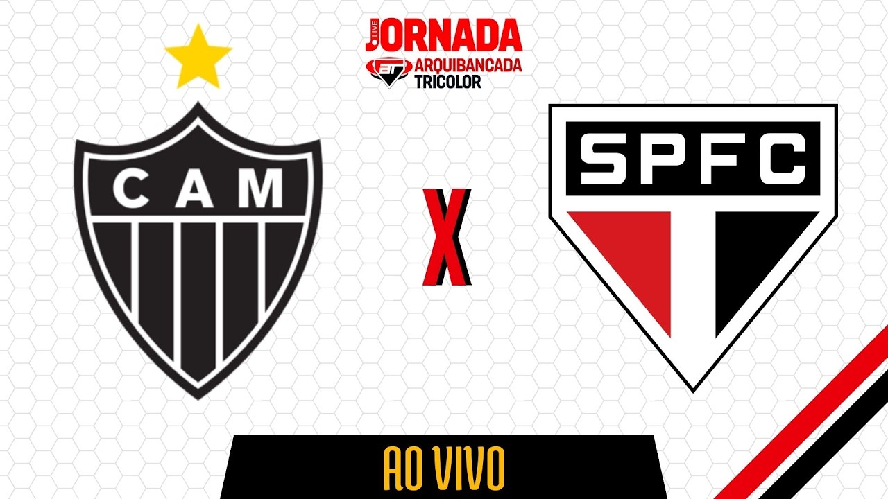 ATLÉTICO MINEIRO X SÃO PAULO | AO VIVO (Direto da Arena MRV) - BRASILEIRÃO COM IMAGENS do estádio