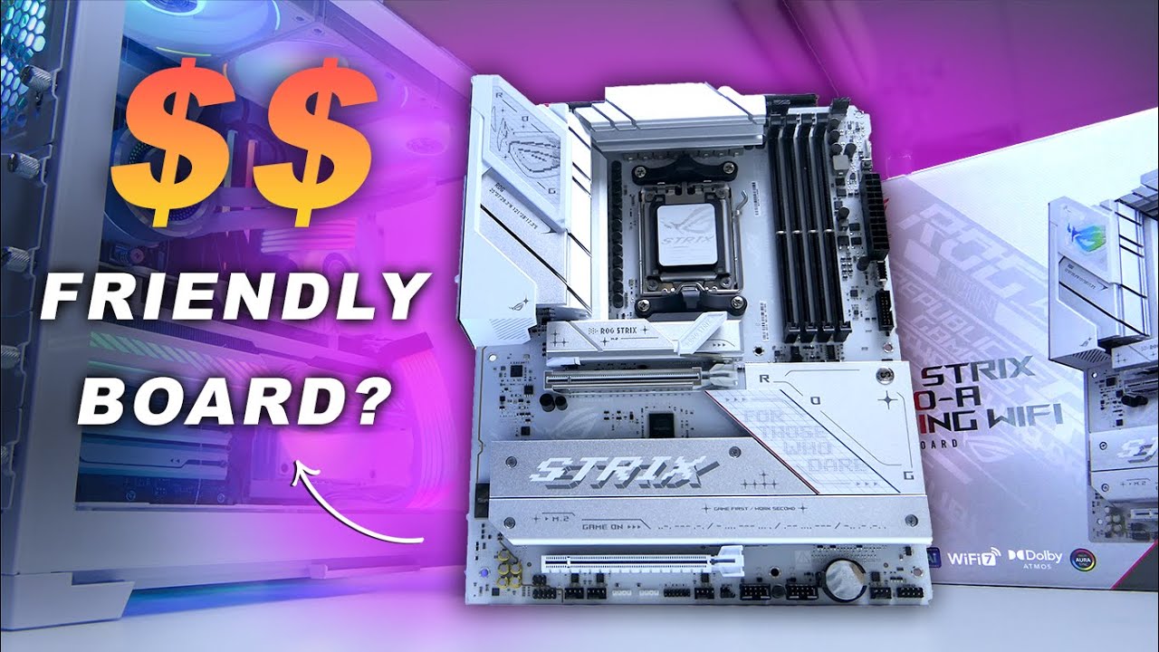 A BETTER & CHEAPER White Motherboard? (ASUS ROG Strix B850-A WIFI)