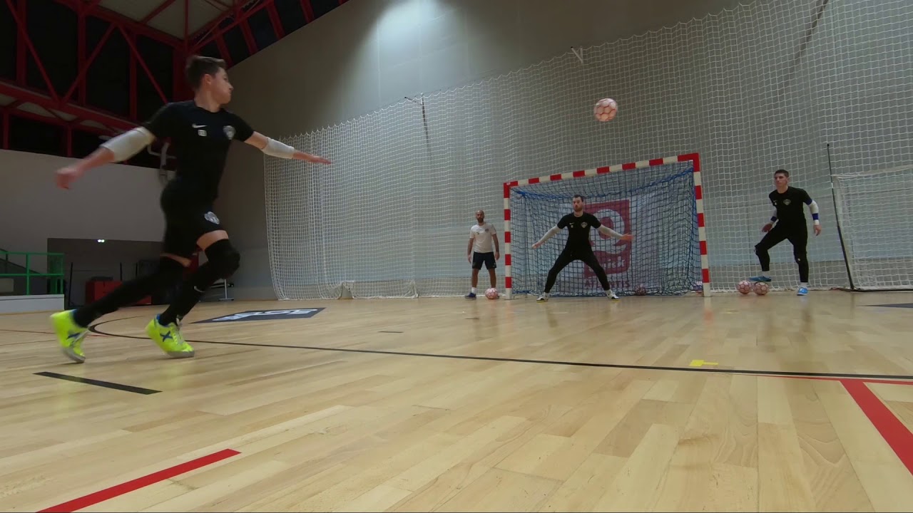 Entrainement spé gardien - Goalkeeper training futsal