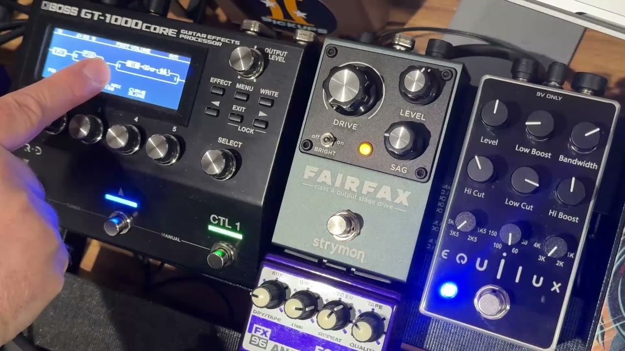 Getting Dialed In- Boss GT1000 Core and John K Equilux