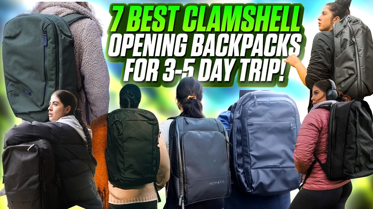 7 Best Clamshell Backpacks: packed out for 3-5 weekend trip!