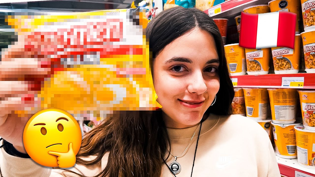 Las COSAS MÁS RARAS de un SUPERMERCADO en PERÚ 🇵🇪