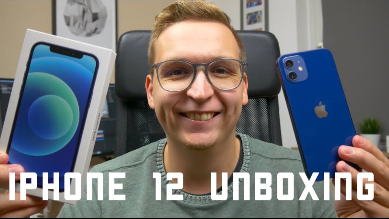 iPhone 12 (blau) - Abholung & Unboxing