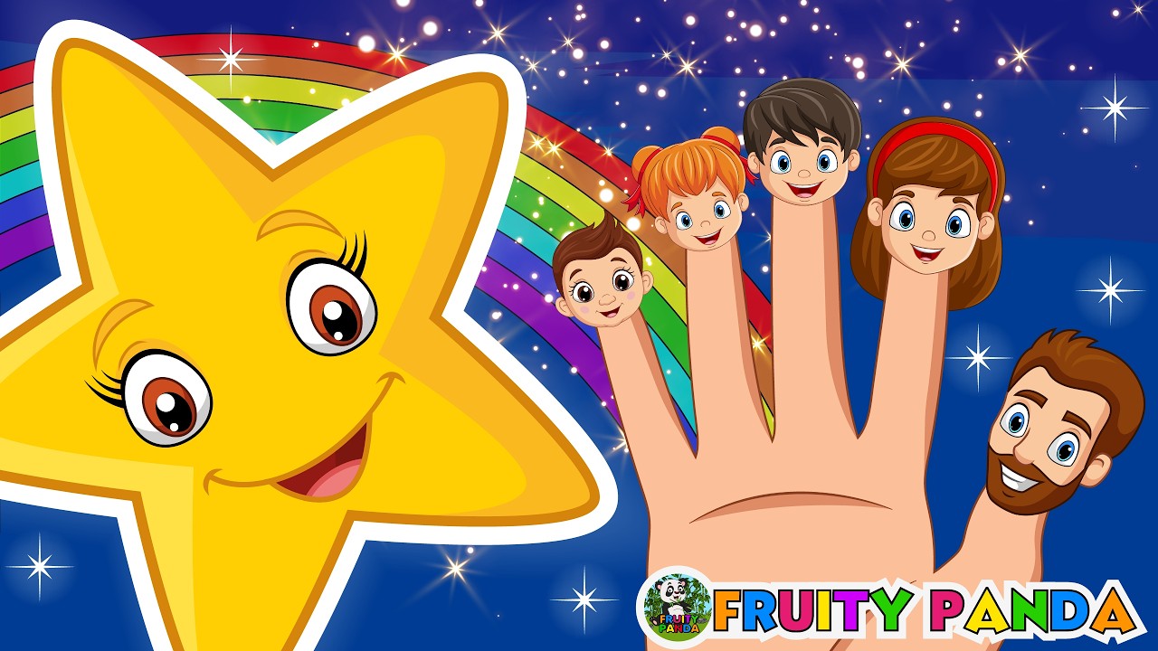 Twinkle Twinkle Little Star + Finger Family - Nursery Rhymes & Kids Songs | Baby Songs