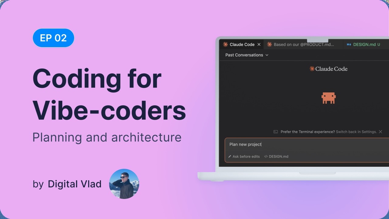 Coding for Vibe-coders. Lesson 2 – Planning and architecture [FREE COURSE]