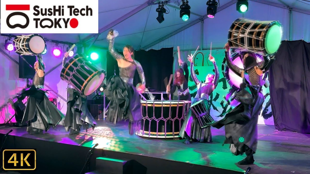 【DRUM TAO🥁和太鼓パフォーマンス】DJ NIGHT PARTY feat.EDO「SusHi Tech Tokyo 2024」2024.5.18 @お台場・シンボルプロムナード公園