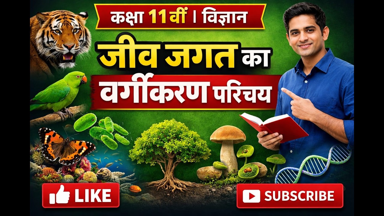 जीव जगत का वर्गीकरण (परिचय) | Class 11 Biology Chapter 2 Biological Classification L-1