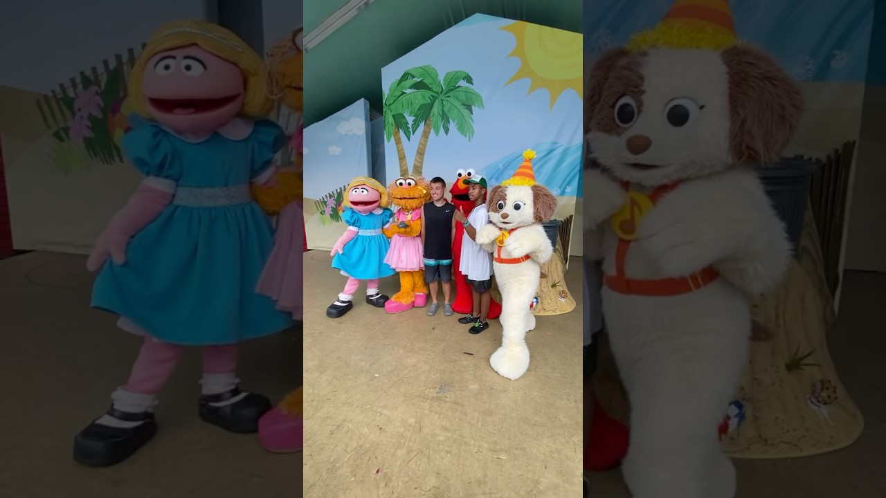 Sesame Place PA Tango&rsquo;s gotcha day celebration 🎉 weekend 2025 #sesameplace #autismacceptance